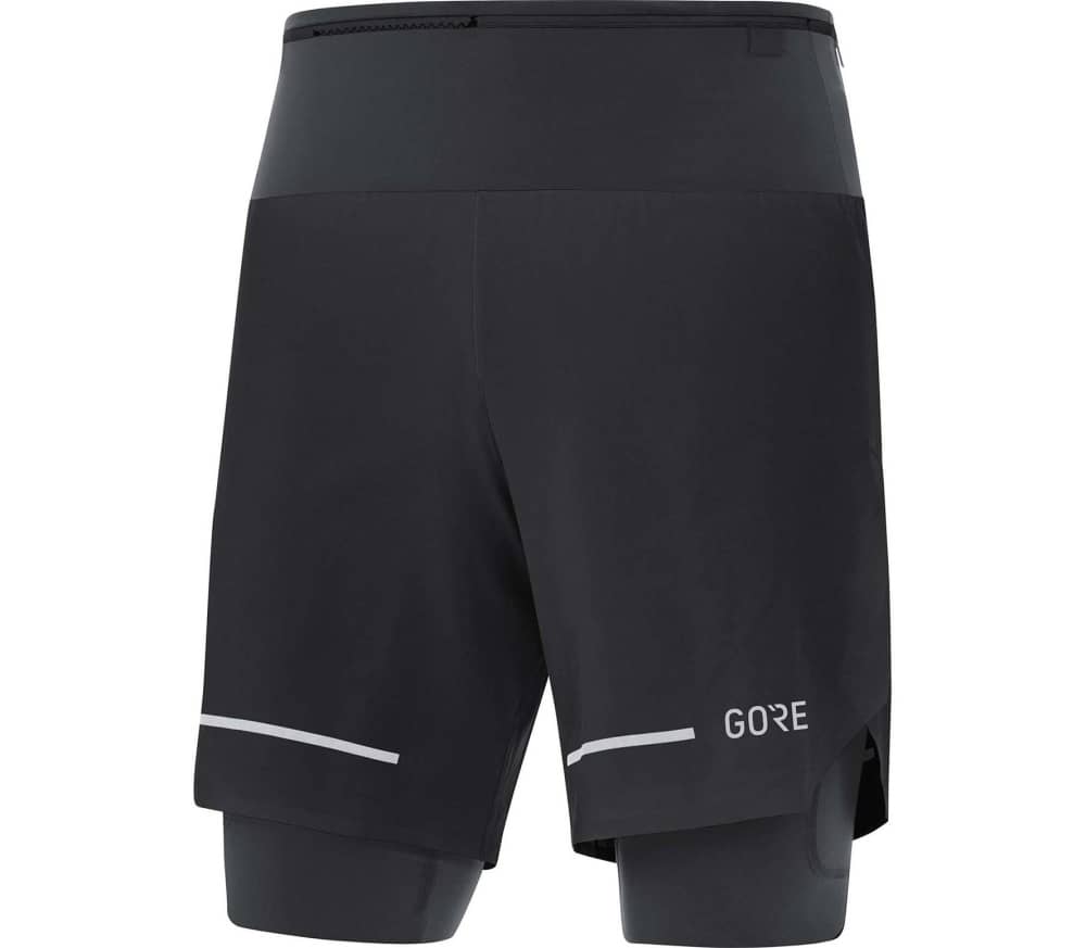Gore Wear Ultimate 2 in 1 Shorts Herren Black