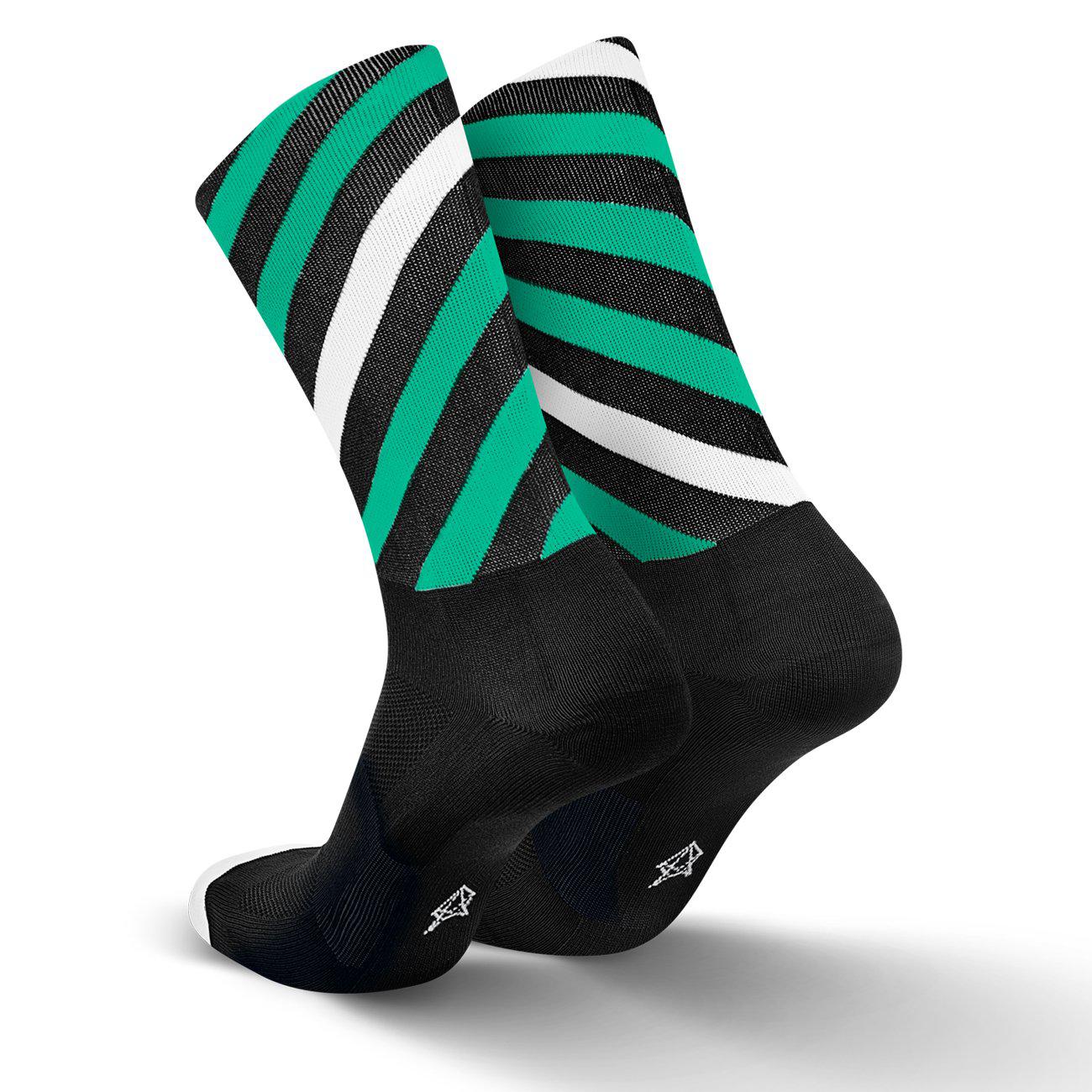 Incylence Curls Triathlon Socks Long Teal