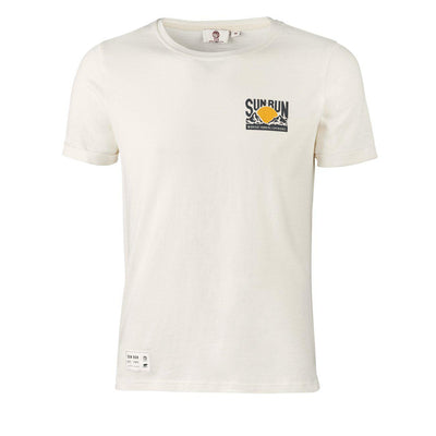YMR Track Club Sun Run Men's T-Shirt Limited Edition Off White