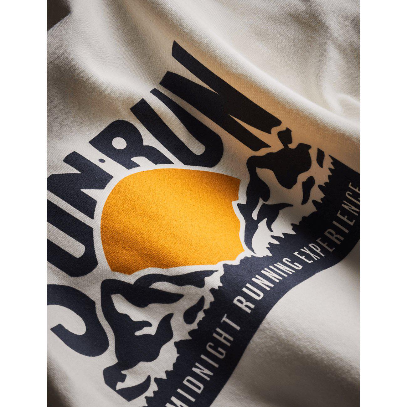 YMR Track Club Sun Run Men's Sweatshirt Limited Edition Off White