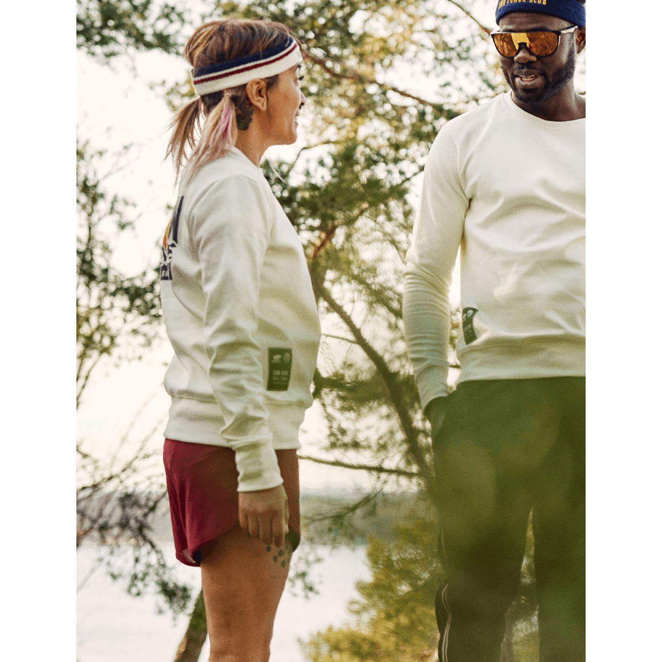 YMR Track Club Sun Run Women's Sweatshirt Limited Edition Off White