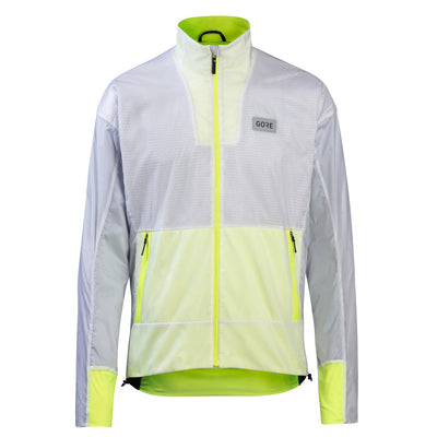 Gore Wear Drive Jacket Herren White Neon Yellow