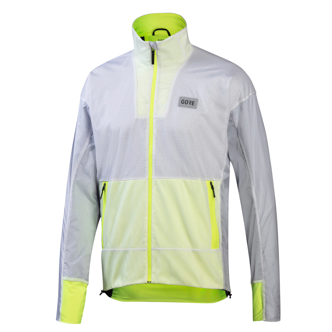 Gore Wear Drive Jacket Herren White Neon Yellow