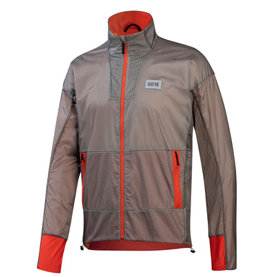 Gore Wear Drive Jacket Herren Lab Gray Fireball