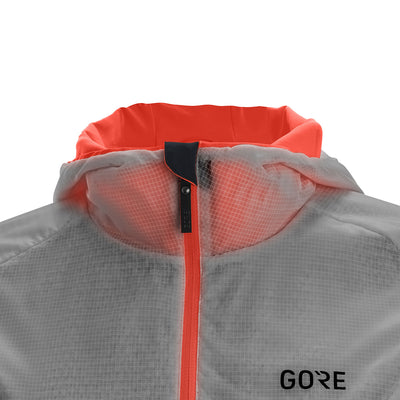 Gore Wear R5 Womens GTX Infinium Insulated Jacket Damen Lab Gray Fireball