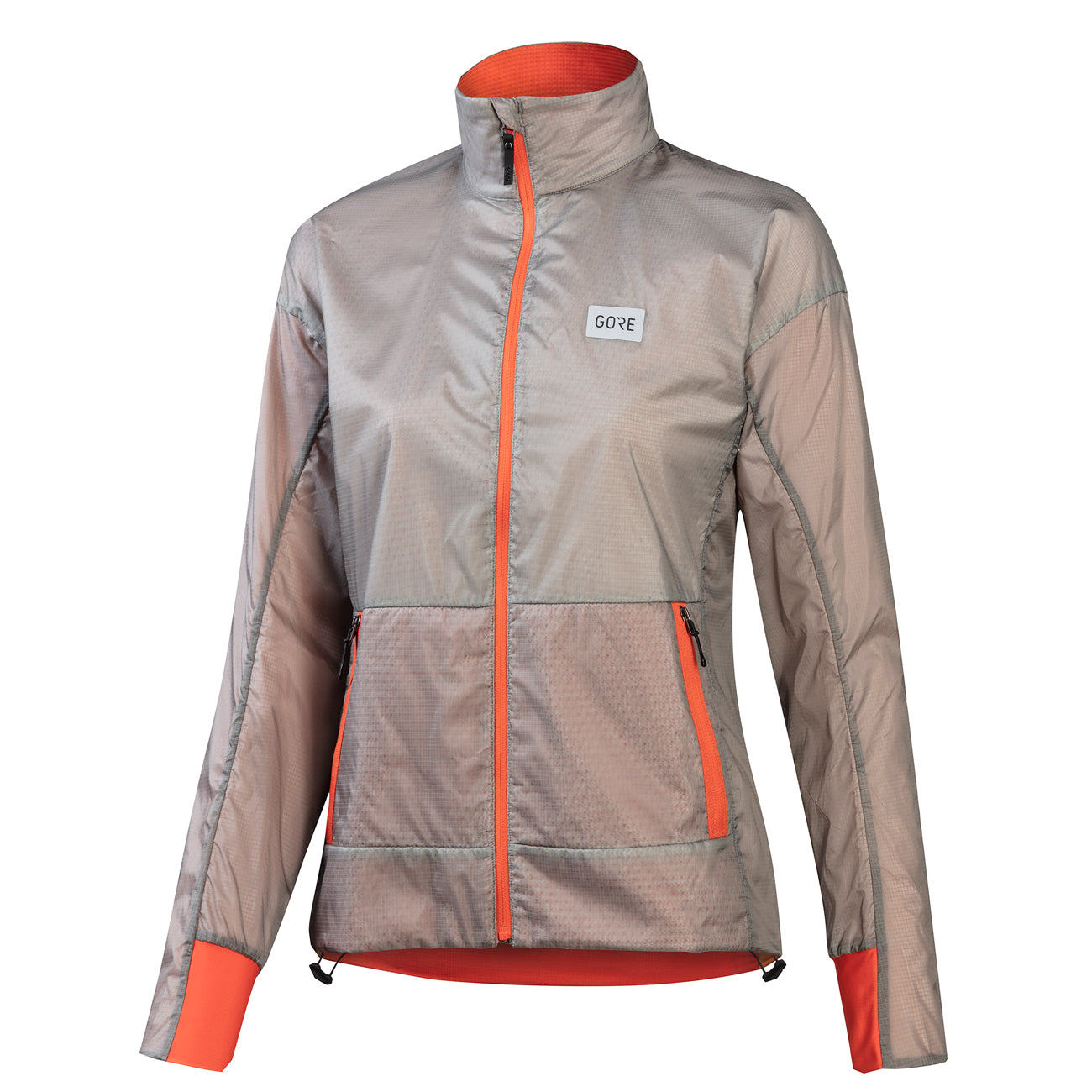 Gore Wear Womens Drive Jacket Damen Lab Gray Fireball