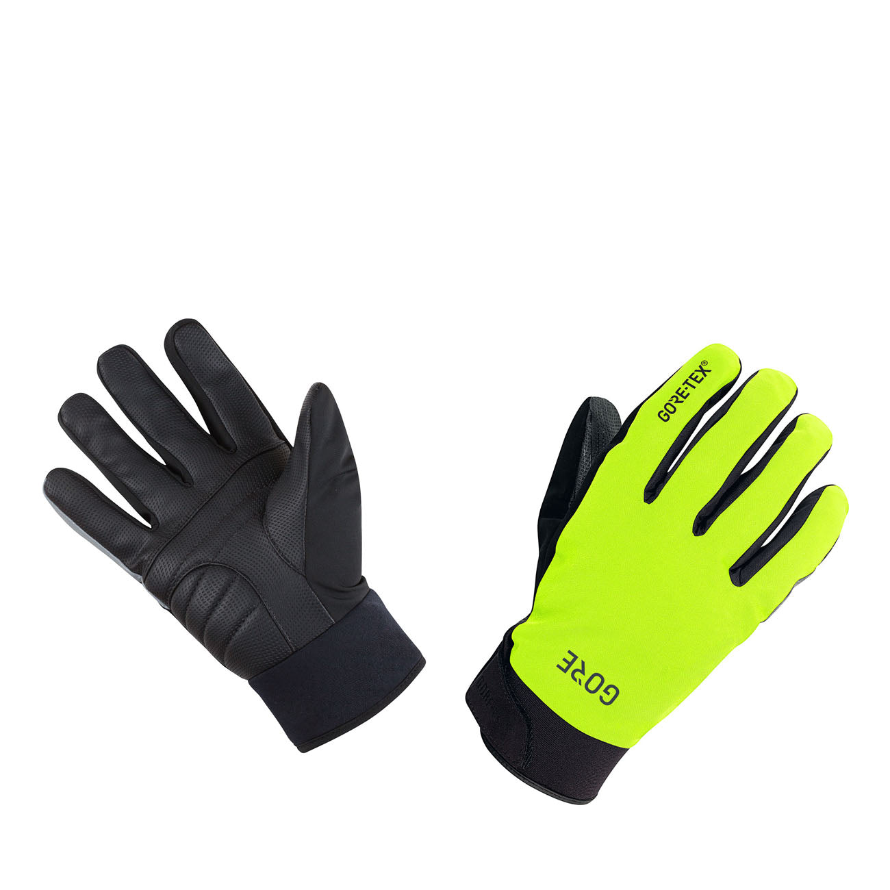 Gore Wear C5 GTX Thermo Gloves Neon Yellow Black