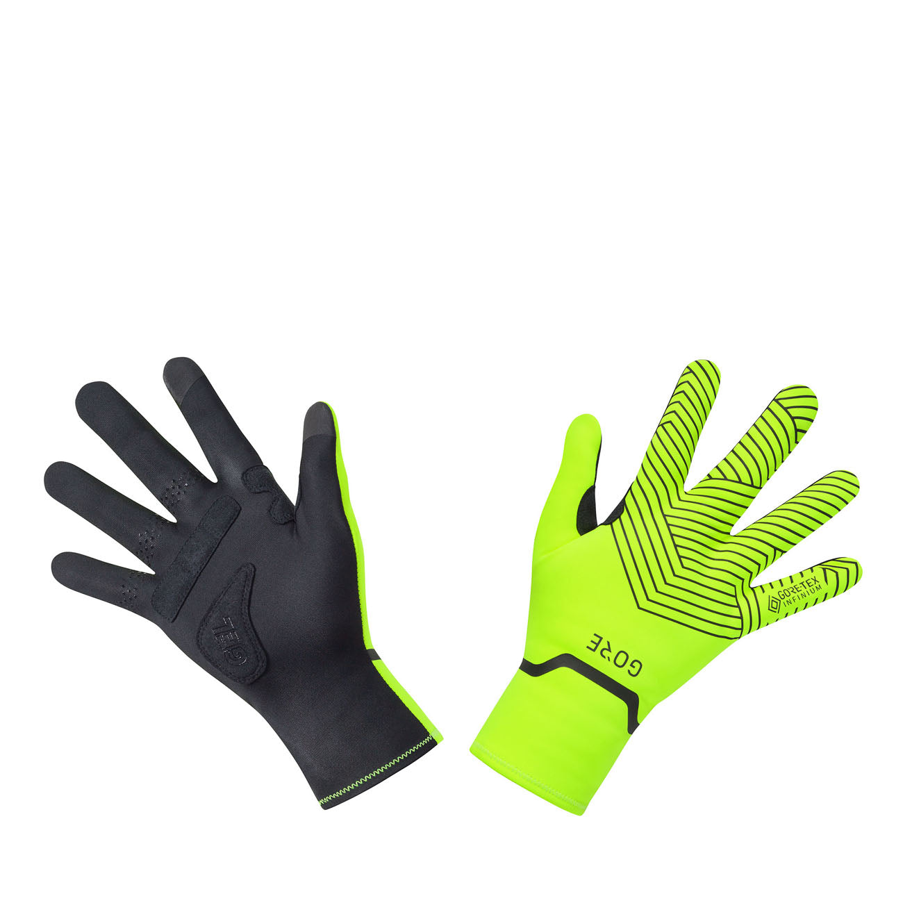 Gore Wear C3 GTX Infinium Stretch Mid Gloves Neon Yellow Black