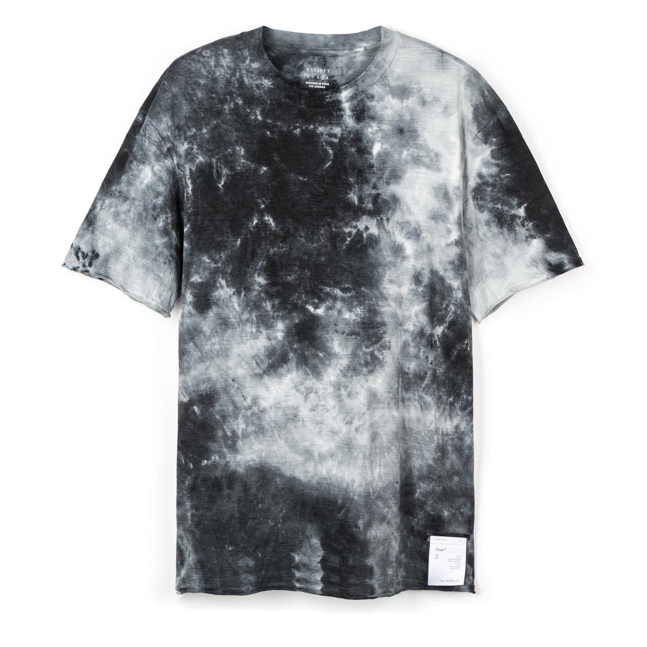Satisfy Running Cloudmerino T-Shirt Black Batik
