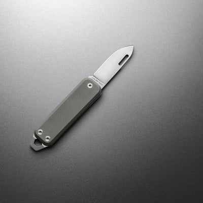 The James Brand The Elko Taschenmesser Primer Gray Stainless G10