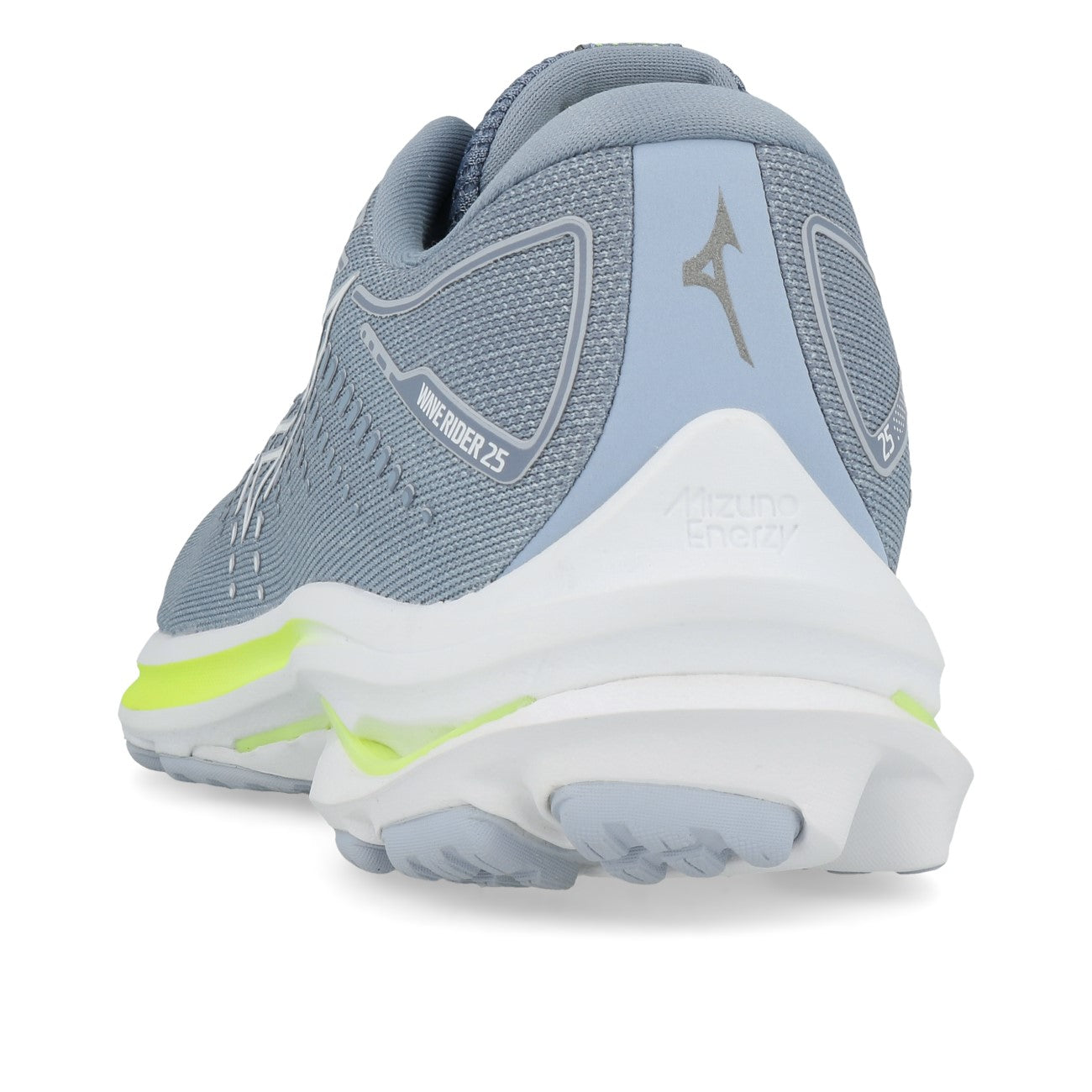 Mizuno Wave Rider 25 Damen Heather White Neo Lime