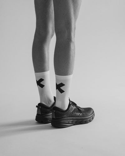 Running is Dead Running Socks X D3 White