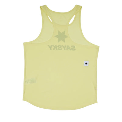 Saysky Logo Flow Singlet Yellow