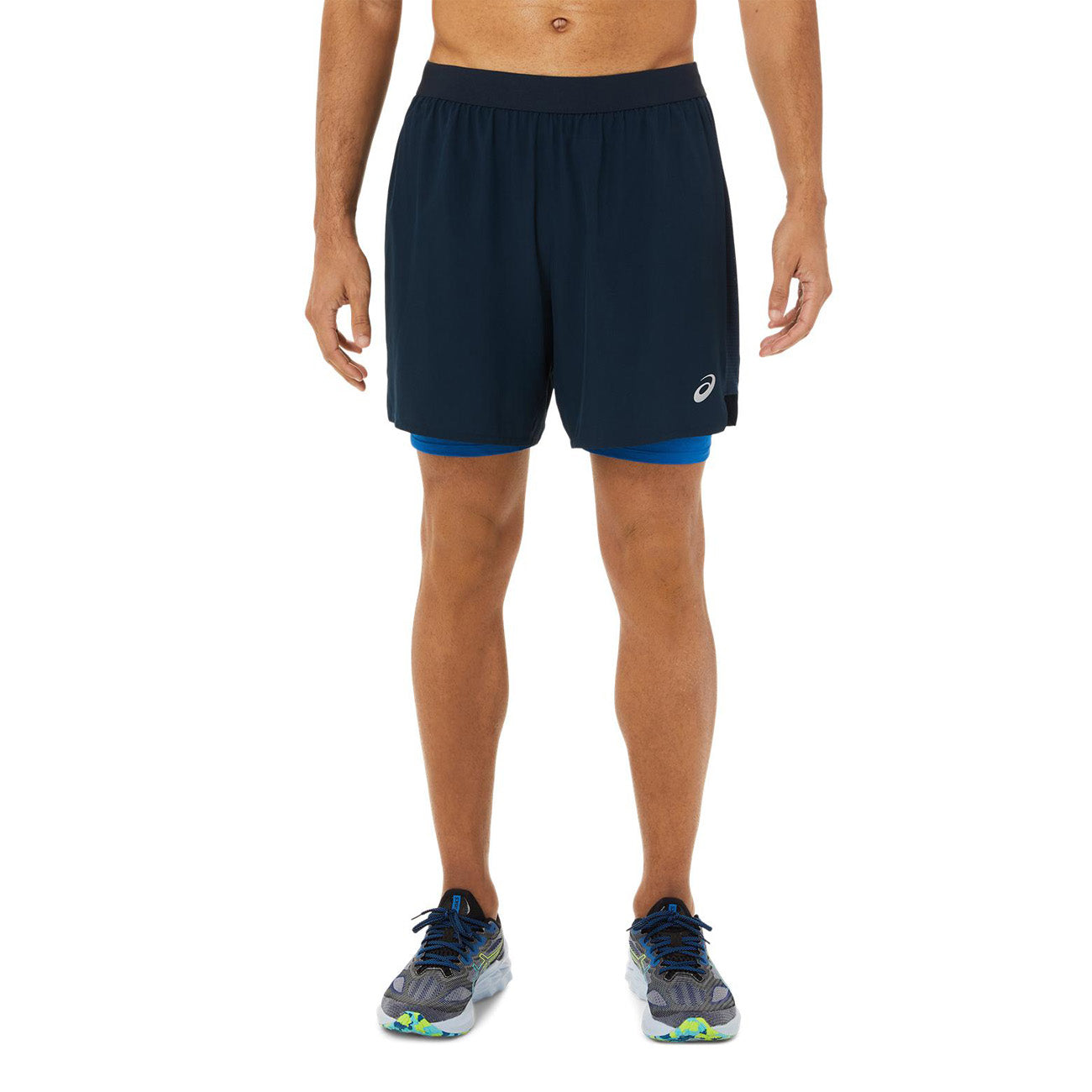 Asics Road 2-N-1 7In Short Herren French Blue Lake Drive