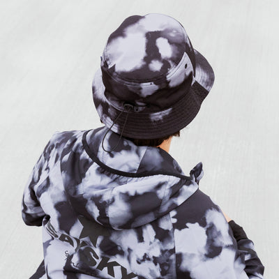Saysky Cumulus Bucket Hat Black Cumulus Print