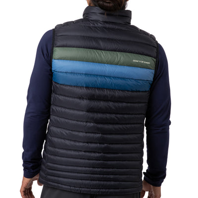 Cotopaxi Fuego Down Vest Herren Black Stripes