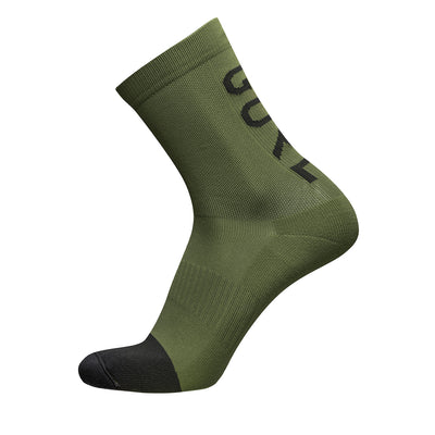 Gore Wear Mid Brand Socks Utility Green Black