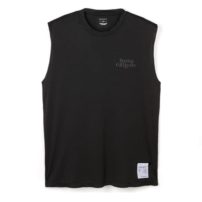 Satisfy Running Auralite Muscle Tee Black