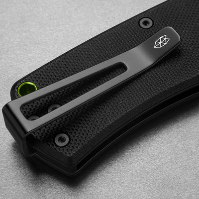 The James Brand The Folsom Taschenmesser Black Black G10 Straight