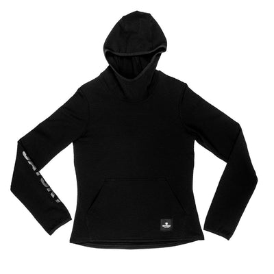 Saysky Hooded Pace Fleece Black Melange