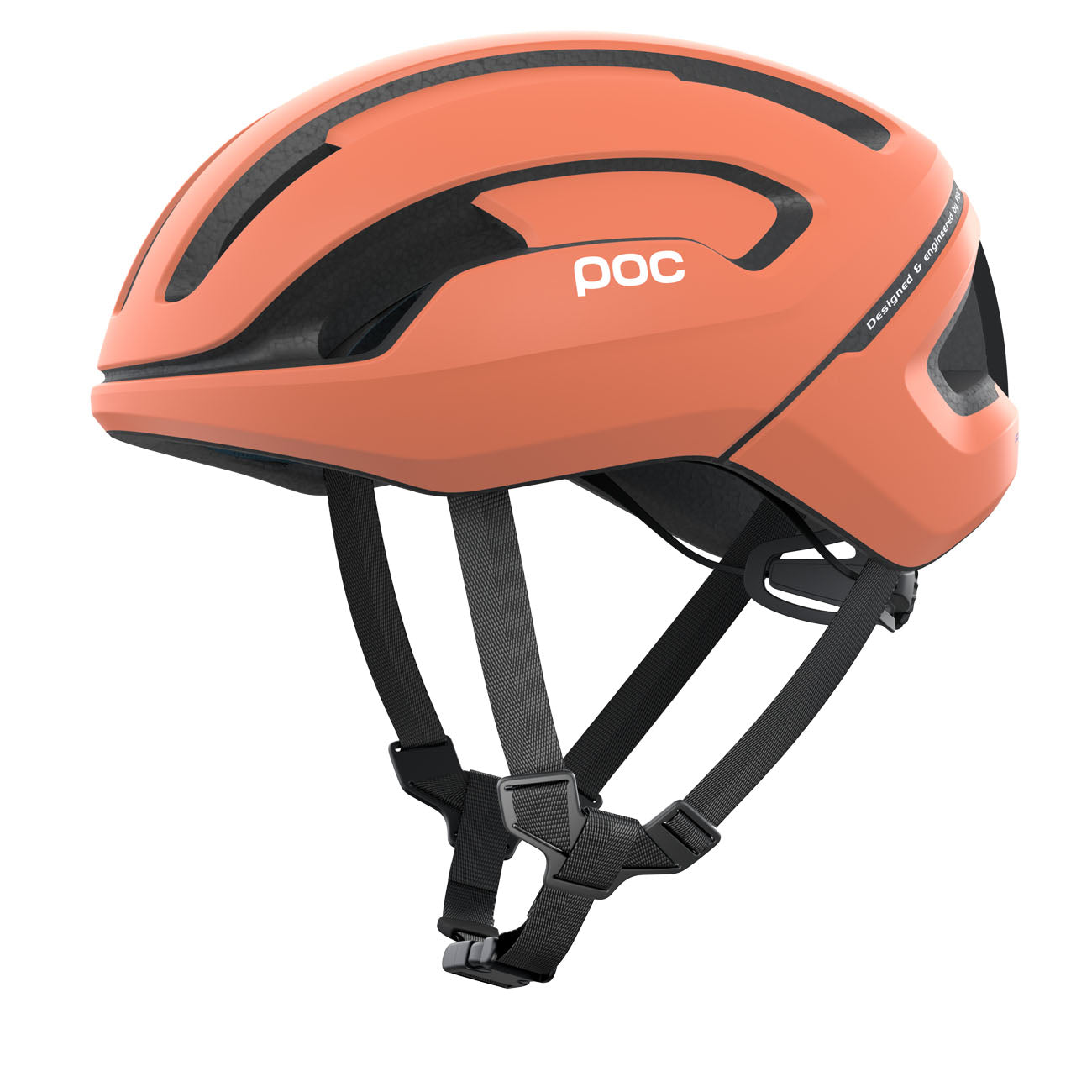 POC Omne Air SPIN Rennradhelm Lt Agate Red Matt
