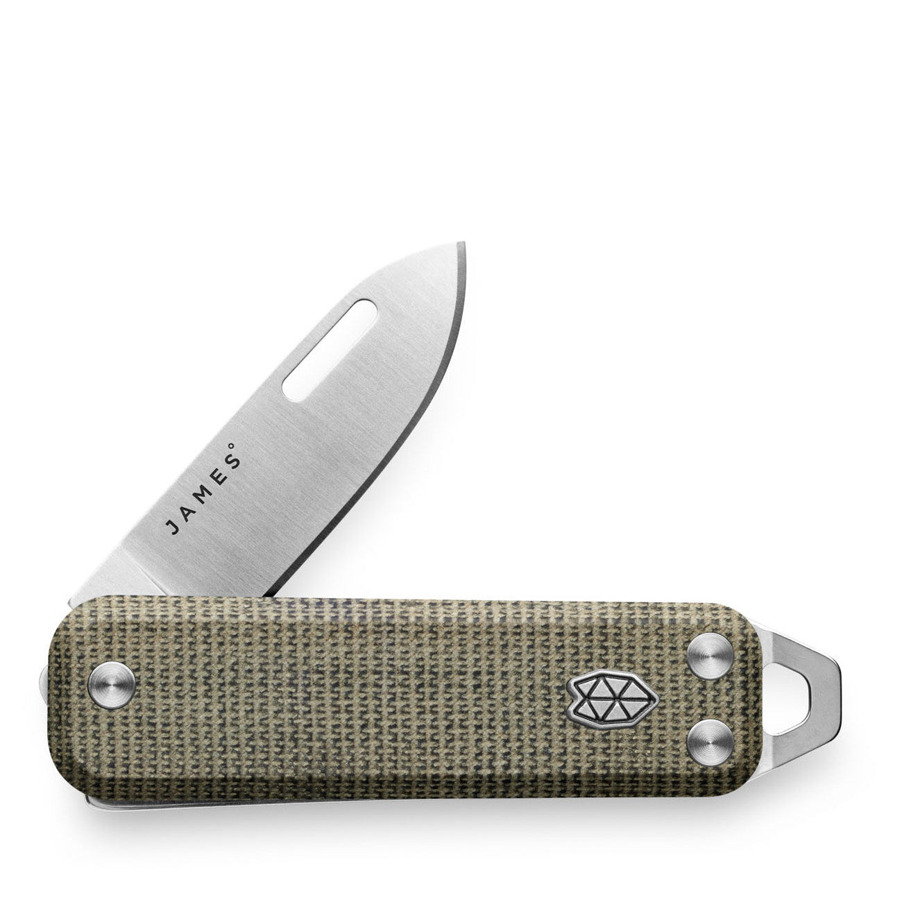 The James Brand The Elko Taschenmesser OD Green Stainless Micarta