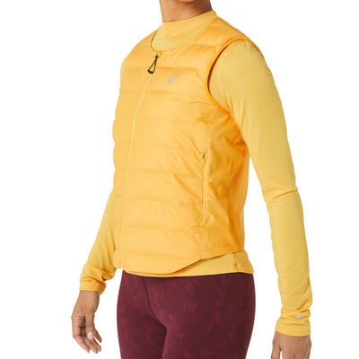 Asics Runkoyo Padded Vest Damen Tiger Yellow