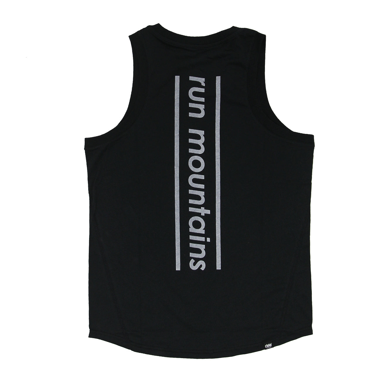 Ciele Athletics NSB Tank Top Run Mountains Herren Whitaker Black