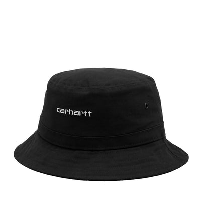 Carhartt WIP Script Bucket Hat Black White