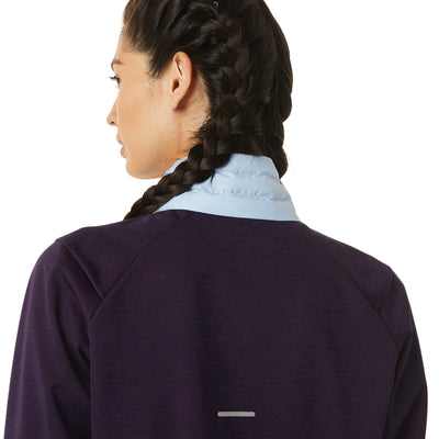 Asics Winter Run Jacket Damen Night Shade Heather Soft Sky