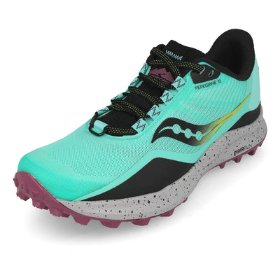 Saucony Peregrine 12 Damen Cool Mint Acid