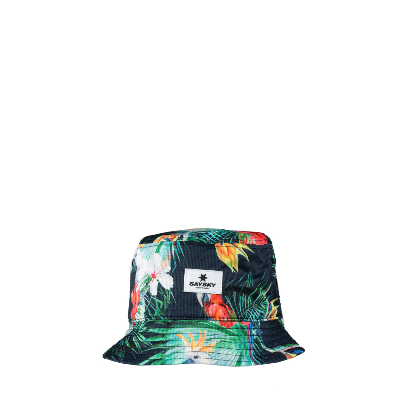 Saysky Reverse Bucket Hat Maritime Blue Paradise Floral
