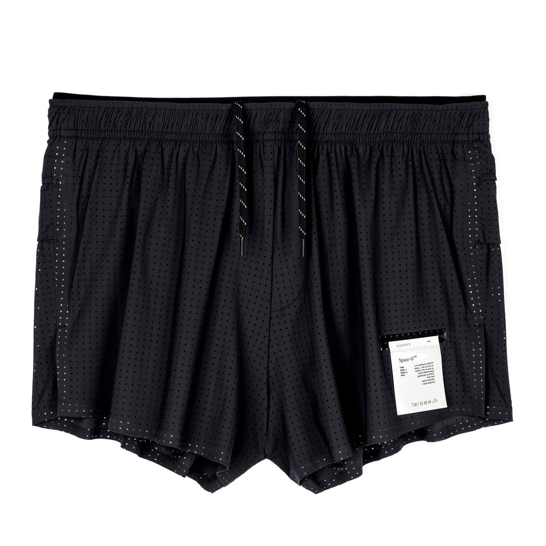 Satisfy Running Space-O 2.5 Distance Shorts Black – Runster