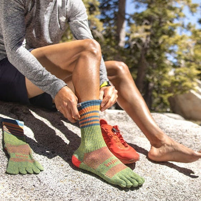 Injinji Trail Midweight Crew Socks Ridge