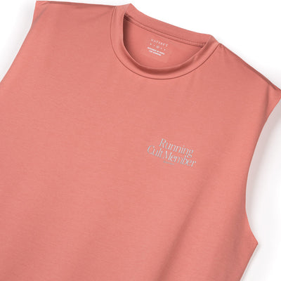 Satisfy Running Light Muscle Tee Rose