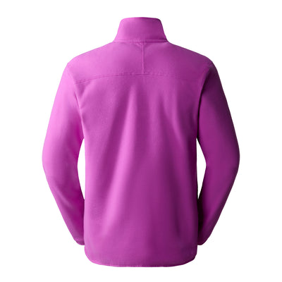 The North Face M 100 Glacier 1/4 Zip Fleece Herren Purple Cactus Flower