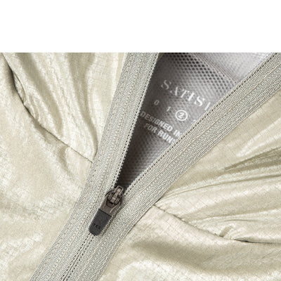 Satisfy Running Silvershell Packable Windbreaker Vetiver