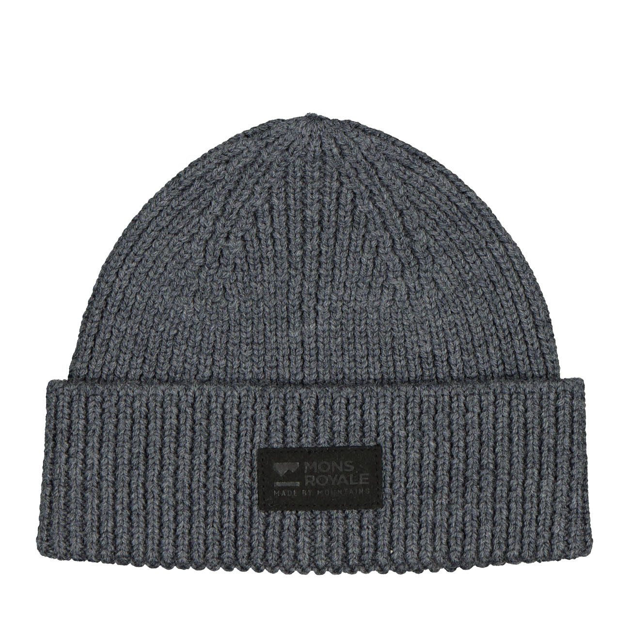 Mons Royale Unisex Fisherman's 2.0 Beanie Charcoal Marl
