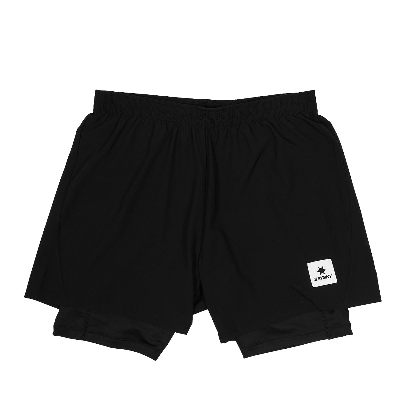 Saysky Pace 2 in 1 Shorts 5" Black