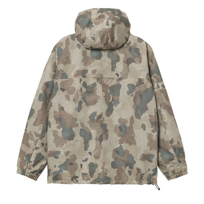 Carhartt WIP Windbreaker Pullover Jacket Herren Camo Tide Thyme Black
