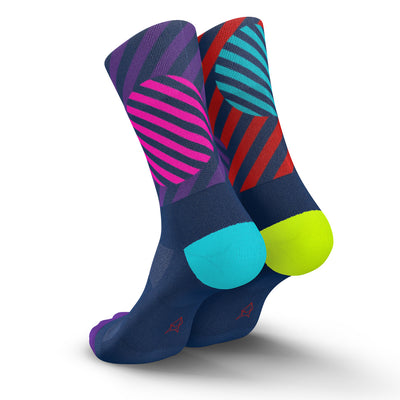 Incylence Running Globes Socks Purple Red