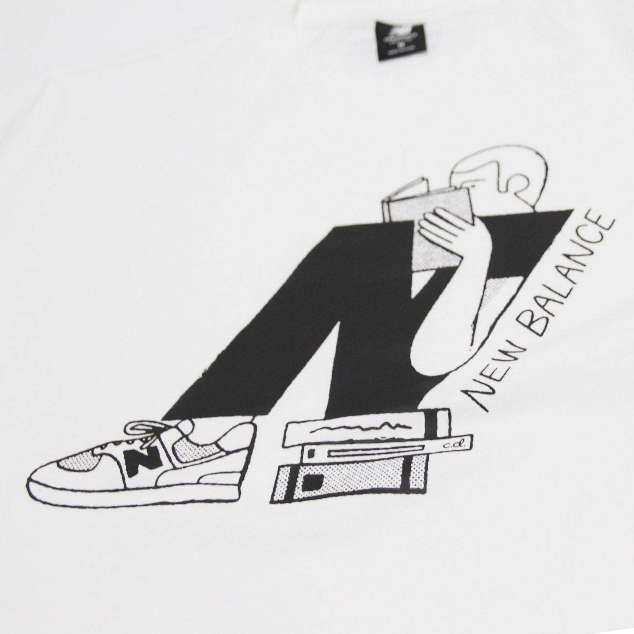 New Balance NB Athletics Delorenzo N T-Shirt Herren White