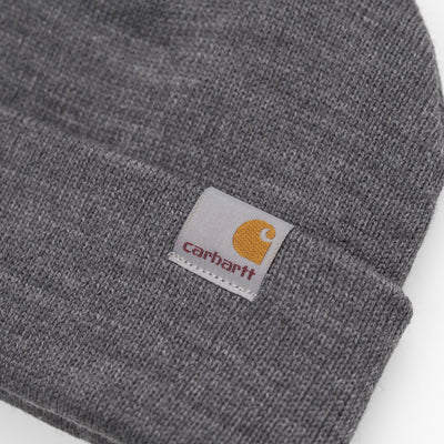 Carhartt WIP Stratus Hat Low Beanie Dark Grey Heather