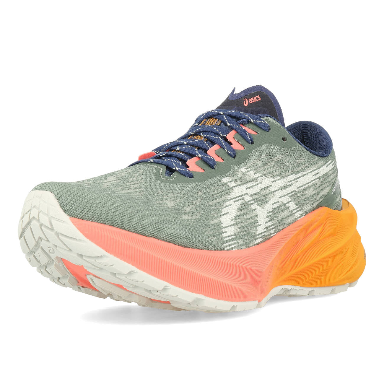 Asics Novablast 3 TR Damen Nature Bathing Papaya