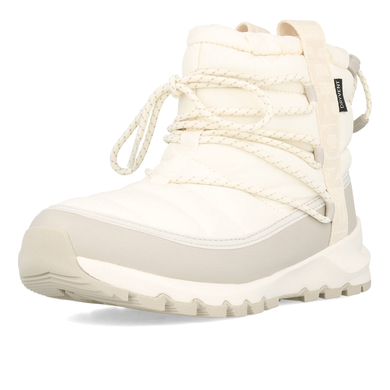 The North Face W Thermoball Lace Up WP Damen Gardenia White Silver Grey