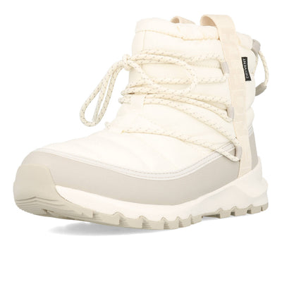 The North Face W Thermoball Lace Up WP Damen Gardenia White Silver Grey