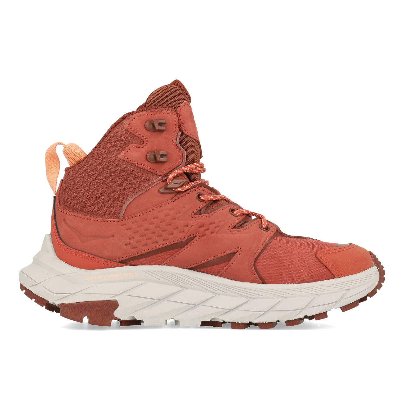 Hoka W Anacapa Mid GTX Damen Hot Sauce Cherry Mahogany