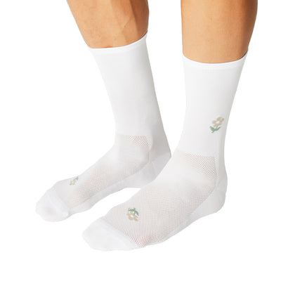 Fingerscrossed Blossom Socks White