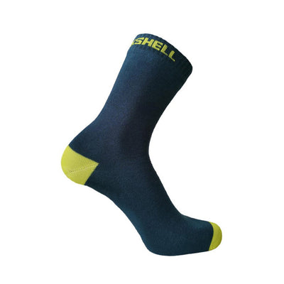 DexShell Ultra Thin Crew Socks Navy Lime