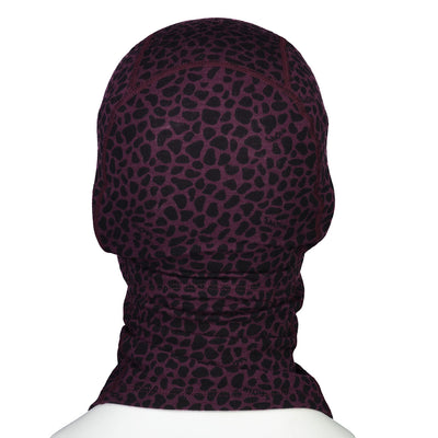 Mons Royale Unisex Santa Rosa Balaclava Winter Leopard